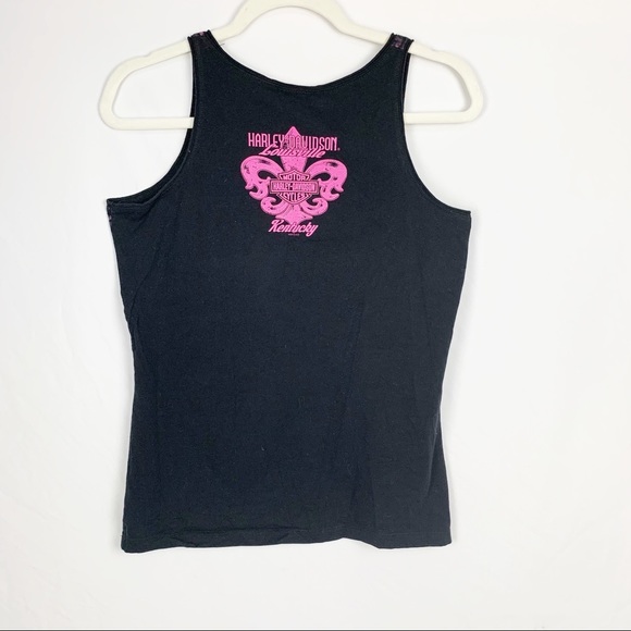 Harley Davidson Louisville KY Graphic Tank sz M - Picture 3 of 5